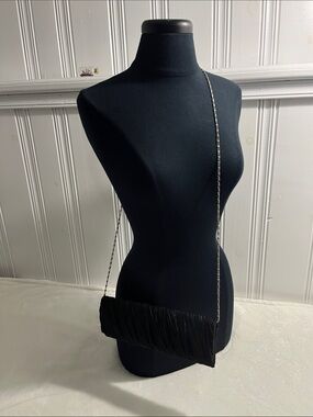 Elegant Black Crossbody Clutch